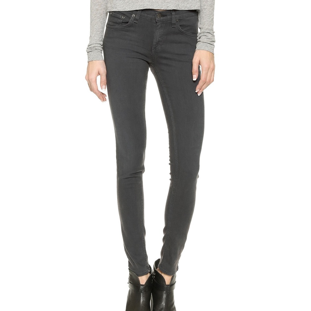 Rag & Bone charcoal legging jean